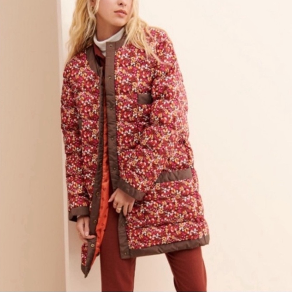 Anna Sui Pop-Pourri Posies Puffer Jacket